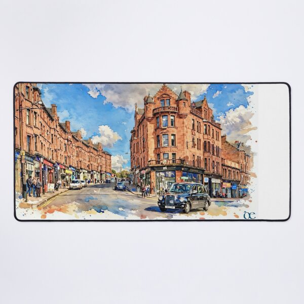 Item preview, High Street, Glasgow Watercolour  designed and sold by davidelder.