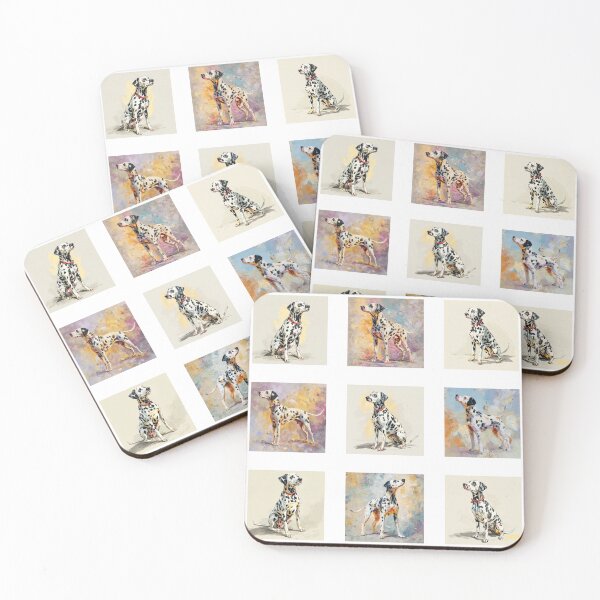 Item preview, Dalmatian Dog Full-Body Illustration Set designed and sold by LawleyKingdom.