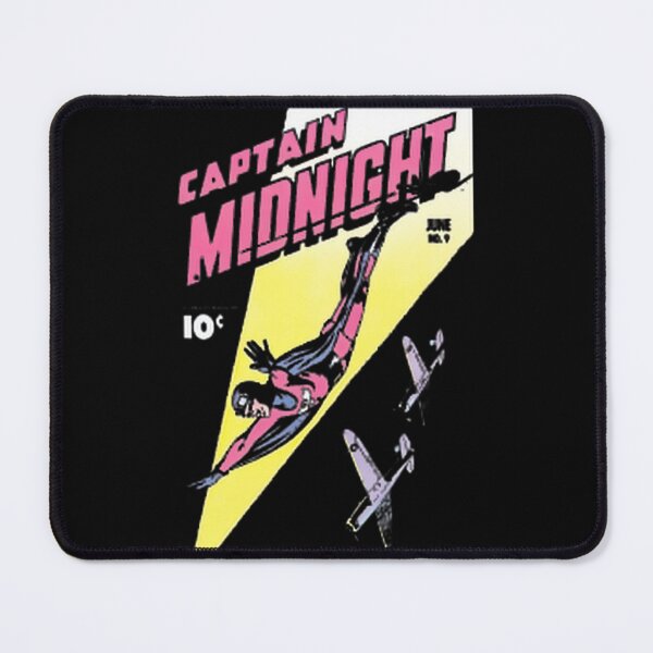 Item preview, Captain Midnight Retro Comic Hero designed and sold by BakerzqMTees.