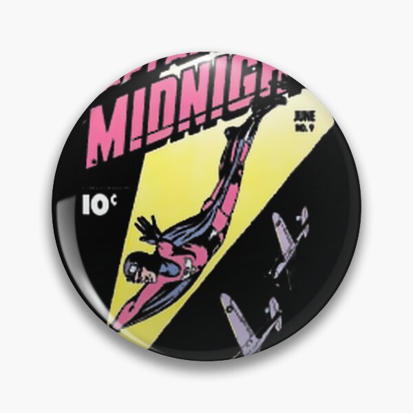 Item preview, Captain Midnight Retro Comic Hero designed and sold by BakerzqMTees.
