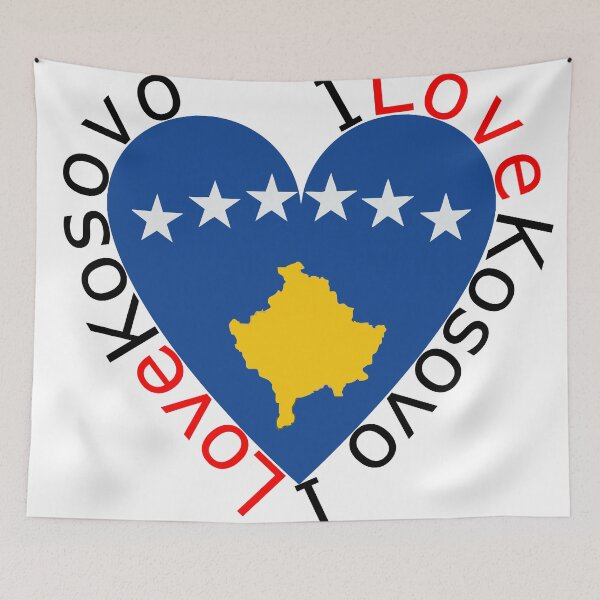 Item preview, I Love Kosovo  Heart designed and sold by TheIconSmith.