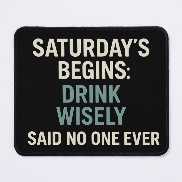 Item preview, Saturday’s Plan Said No One Ever | Funny Weekend Party Quote designed and sold by Timeless Junction.