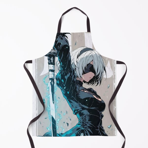 Item preview, Blindfolded Anime Sword Warrior – Dark Fantasy Female Samurai Art designed and sold by Dyan4.