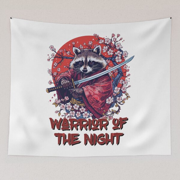 Item preview, Samurai Raccoon Warrior designed and sold by berwies.