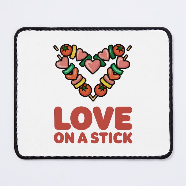 Item preview, Love On A Stick - Heart Shaped Kebab Art designed and sold by SplashTastic.