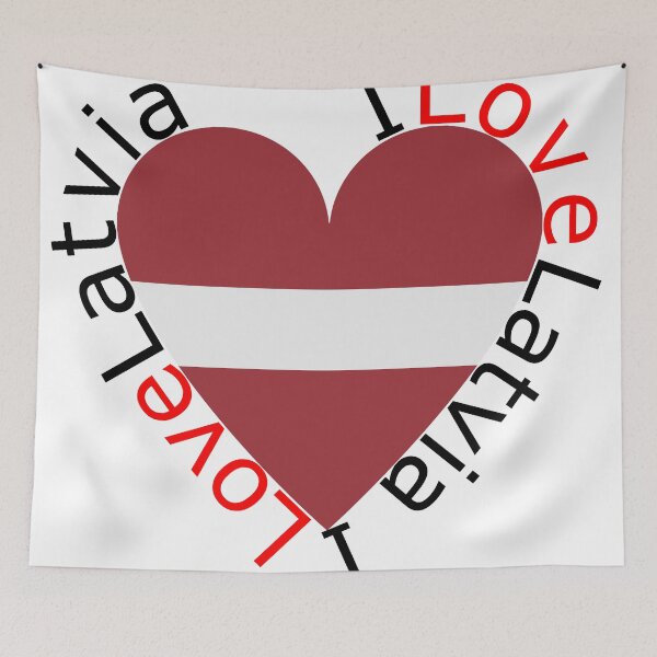 Item preview, I Love Latvia  Heart designed and sold by TheIconSmith.