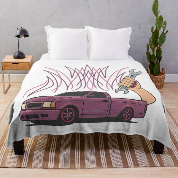 Item preview,  Pink Lowrider Pickup Art Female Mechanic designed and sold by Virelo.