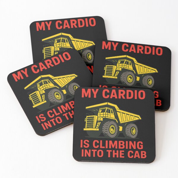 Item preview, Cardio In Job Funny Gifts For Trucks Driver designed and sold by Virelo.
