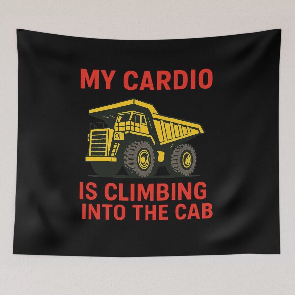 Item preview, Cardio In Job Funny Gifts For Trucks Driver designed and sold by Virelo.