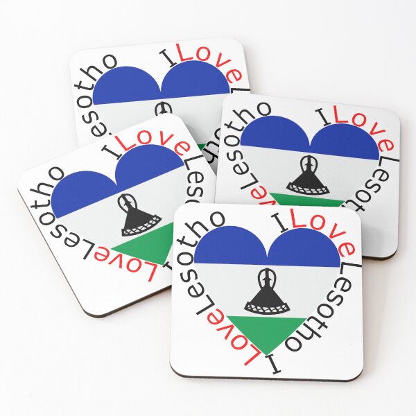 Item preview, I Love Lesotho  Heart designed and sold by TheIconSmith.