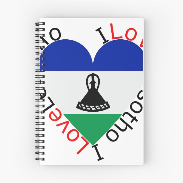 Item preview, I Love Lesotho  Heart designed and sold by TheIconSmith.
