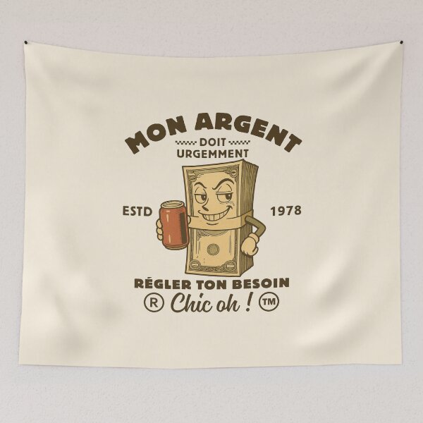 Item preview, Gabon : Mon argent doit urgemment régler ton besoin (Gabonese expression) designed and sold by Peerless-Prime.