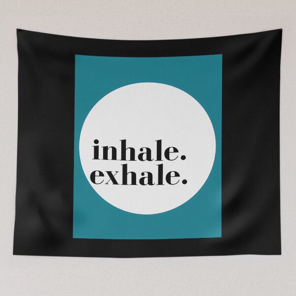 Item preview, Inhale Exhale Mindfulness Poster designed and sold by yrxclpbet35.