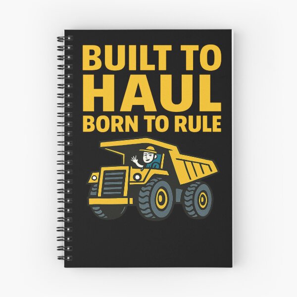 Item preview, Big Mining Truck Cartoon Born to Rule designed and sold by Virelo.
