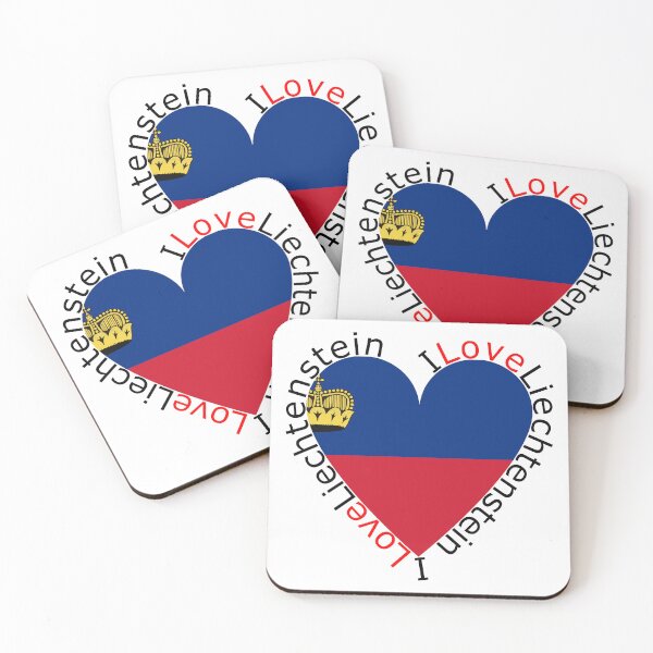Item preview, I Love Liechtenstein  Heart designed and sold by TheIconSmith.