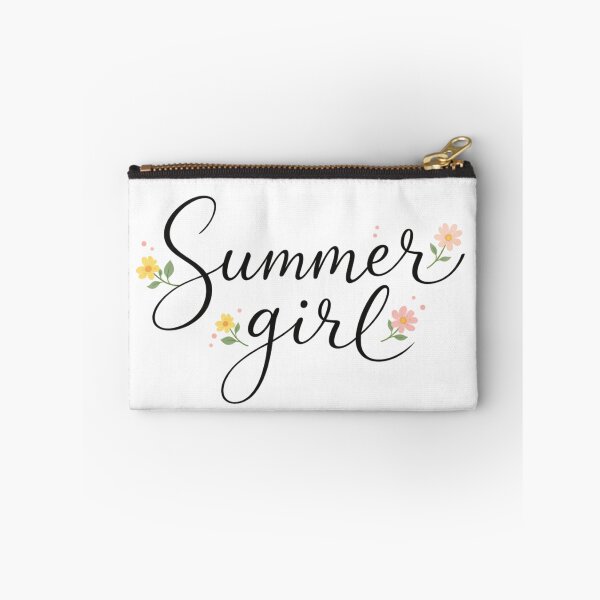 Item preview, Summer Girl - Floral Handwritten Typography Design designed and sold by TTStudio.