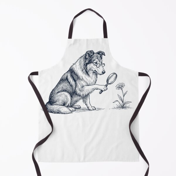 Item preview, Vintage Collie Botanist Flower Dog Mom Dad designed and sold by DoodleTortle.