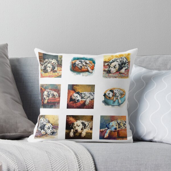Item preview, Resting Dalmatian Dog Illustration Set designed and sold by LawleyKingdom.