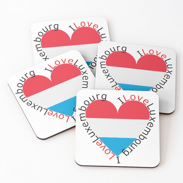Item preview, I Love Luxembourg  Heart designed and sold by TheIconSmith.