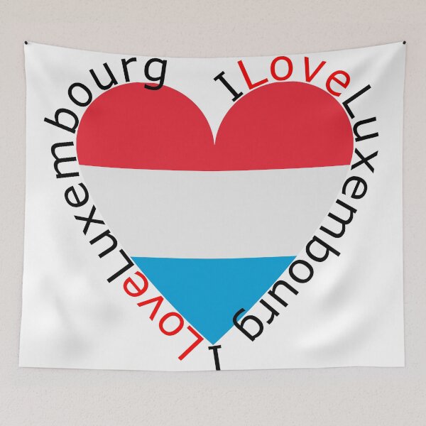 Item preview, I Love Luxembourg  Heart designed and sold by TheIconSmith.