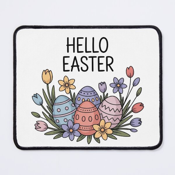 Item preview, Hello Easter – Soft Floral Easter Egg Illustration designed and sold by WikaKowalczyk.