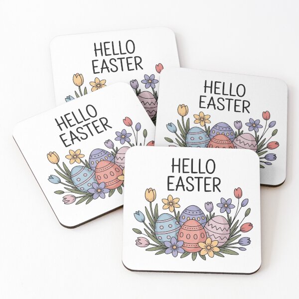 Item preview, Hello Easter – Soft Floral Easter Egg Illustration designed and sold by WikaKowalczyk.