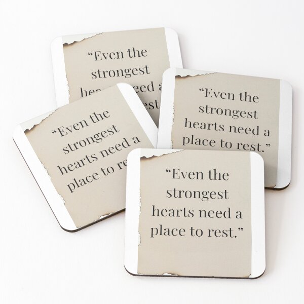 Item preview, Even the strongest hearts need a place to rest designed and sold by Louisa's Treasures.