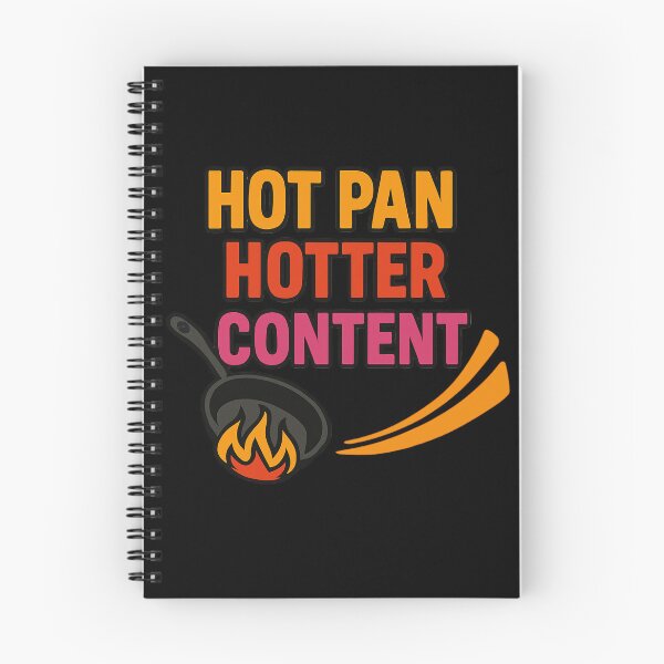 Aperçu de l'œuvre Hot Pan Hotter Contenu Cuisine Reels Humour créée et vendue par Virelo.