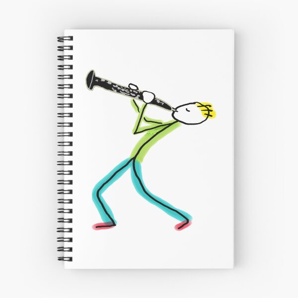 Item preview, Oboe Playing Stickman designed and sold by Mark-Ewbie.