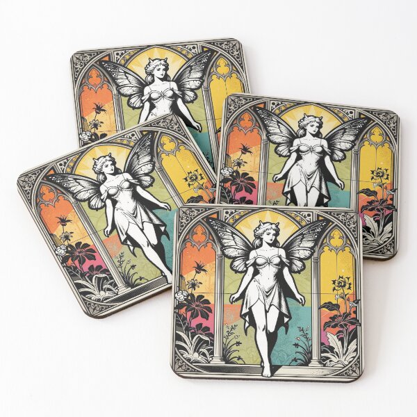 Item preview, Art Nouveau Fairy designed and sold by TheDarkVault.