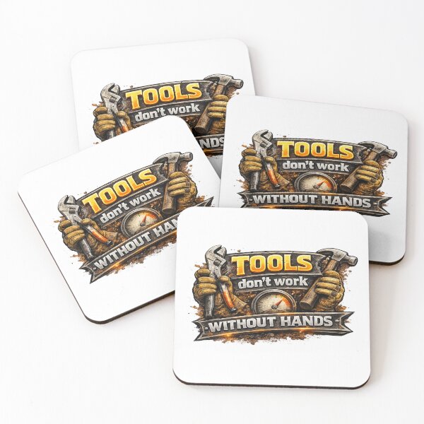 Item preview, Tools Don't Work Without Hands designed and sold by 2Guys2Hammers.