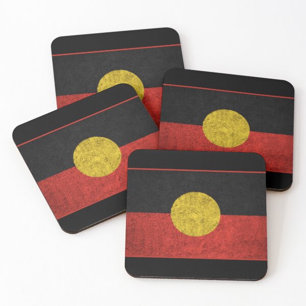 Item preview, Distressed Aboriginal Flag Classic designed and sold by mahmoudemad10.