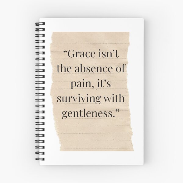 Item preview, Grace isn’t the absence of pain — it’s surviving with gentleness.” designed and sold by Louisa's Treasures.