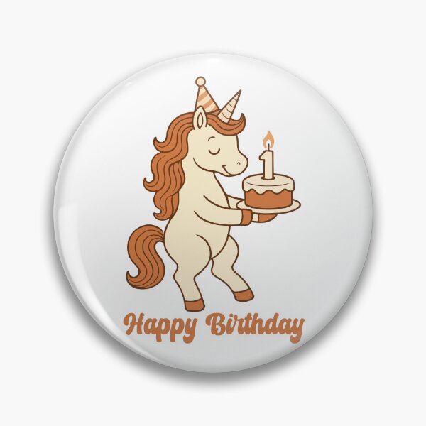 Item preview, Vintage Unicorn Birthday Cake Retro 1st Birthday designed and sold by stylishdzign.