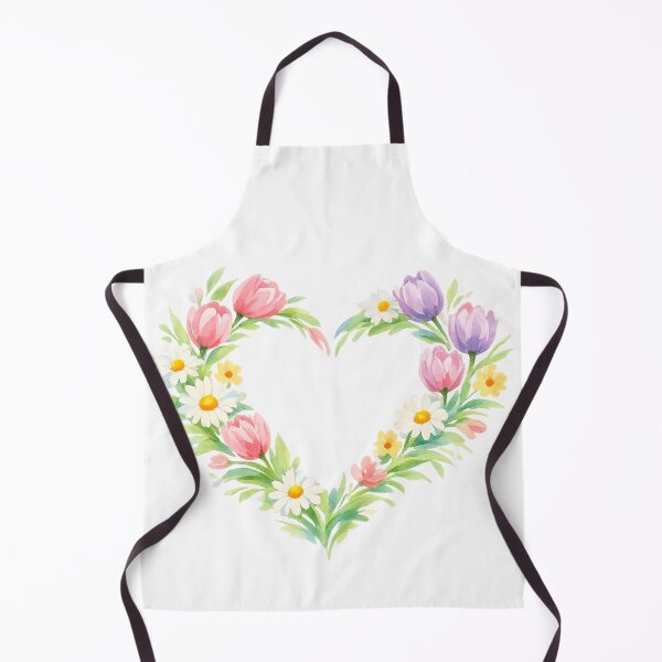Item preview, Heart Flower Wreath Spring Mothers Day Art designed and sold by FunFitLife Studio.