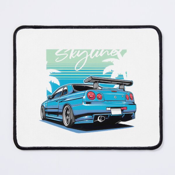 Item preview, Iconic Skyline R34 Jdm Sports Car Art designed and sold by ScottgQxShopus.