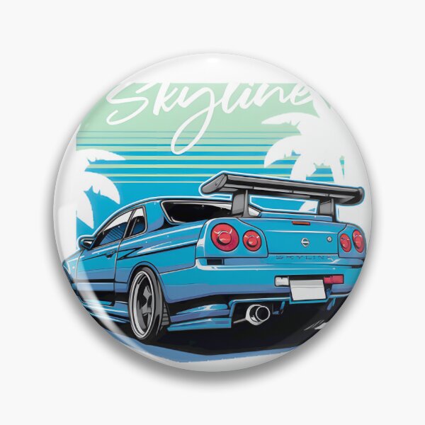 Item preview, Iconic Skyline R34 Jdm Sports Car Art designed and sold by ScottgQxShopus.