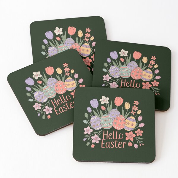Item preview, Hello Easter – Soft Floral Easter Egg Illustration designed and sold by WikaKowalczyk.