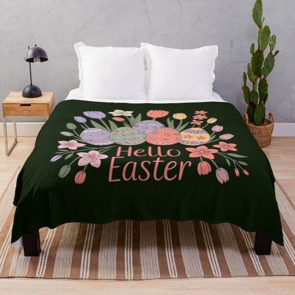 Item preview, Hello Easter – Soft Floral Easter Egg Illustration designed and sold by WikaKowalczyk.