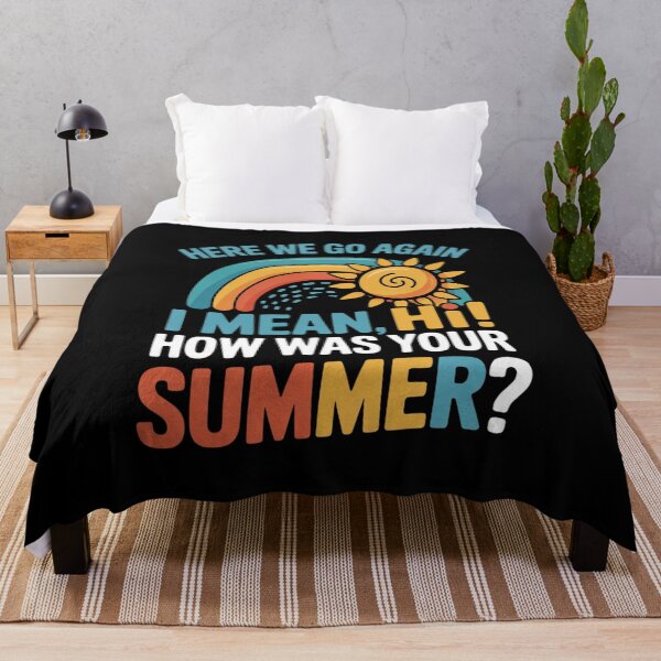 Item preview, Here We Go Again I Mean Hi How Was Your Summer Teacher8 designed and sold by joyouartArt.