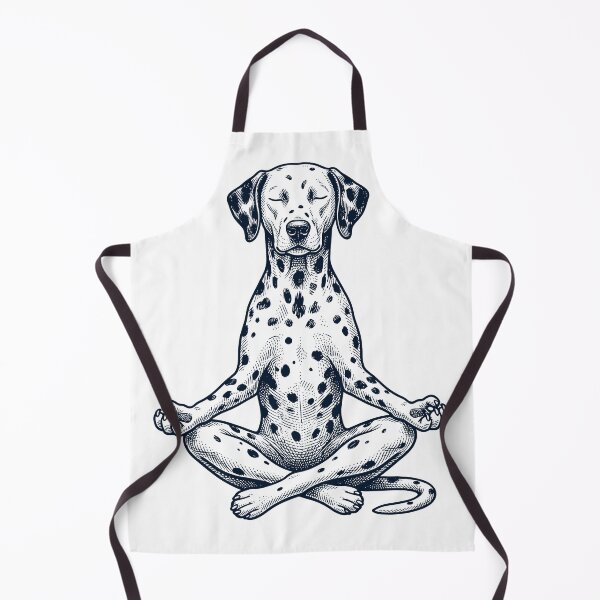 Artikelvorschau, Vintage Dalmatiner Yoga Lotus Meditation Hundeliebhaber entworfen und verkauft von DoodleTortle.