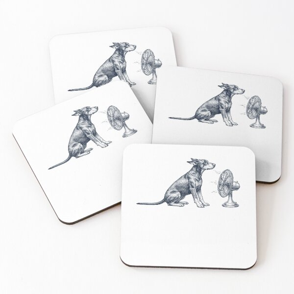 Item preview, Vintage Doberman Pinscher With Fan Dog Mom Dad designed and sold by DoodleTortle.