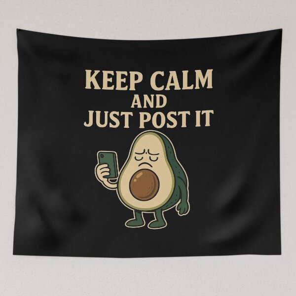 Item preview, Funny Avocado Meme Social Media Reels Design designed and sold by Virelo.