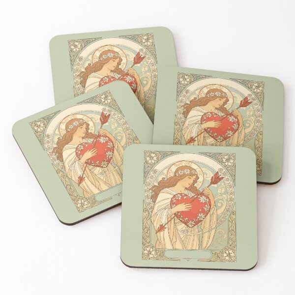 Item preview, Held in Devotion Vintage Art Nouveau Romance designed and sold by taiche.