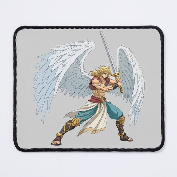 Item preview, Angel warrior with wings big sword anime style designed and sold by Danime Planet.