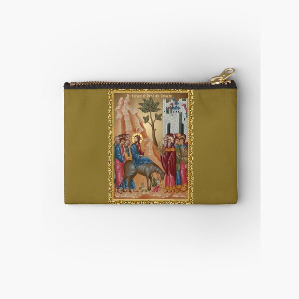 Item preview, icon Christ's Entry into Jerusalem, Palm Sunday. Orthodox icon designed and sold by orthodox-icon.