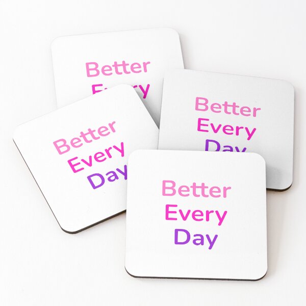 Item preview, Better Every Day Aesthetic Quote - Motivational Gift designed and sold by katerin17.