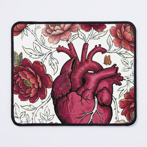 Item preview, Anatomical Heart Botanical Bloom Valentine designed and sold by ArtVibesX.