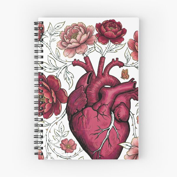 Item preview, Anatomical Heart Botanical Bloom Valentine designed and sold by ArtVibesX.