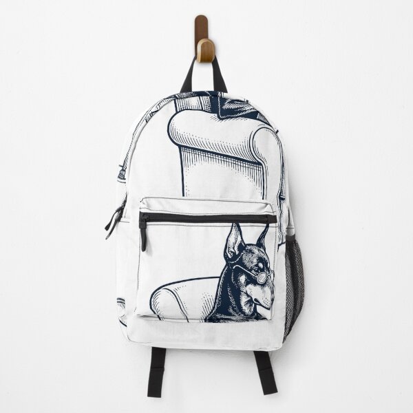 Item preview, Vintage Doberman Pinscher Read Book Dog Mom Dad designed and sold by DoodleTortle.